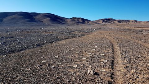 One of the sites inspected in the hyperarid core of the Atacama Desert.