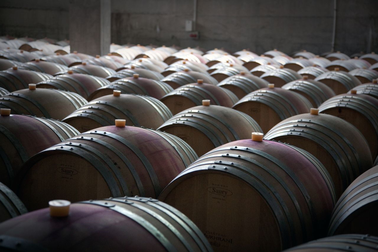 <strong>Aging gracefully: </strong>Wine is also stored in traditional barrels