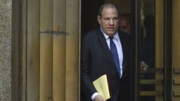 Movie producer Harvey Weinstein departs from New York Supreme Court with his new legal team for a hearing July 11, 2019 to ask for another delay in the start of his rape trial. - The trial is currently scheduled for September 9, 2019.Weinstein faces charges involving two different women -- one who alleges he raped her in 2013, the other that he forced her to perform oral sex in 2006. (Photo by TIMOTHY A. CLARY / AFP)        (Photo credit should read TIMOTHY A. CLARY/AFP/Getty Images)