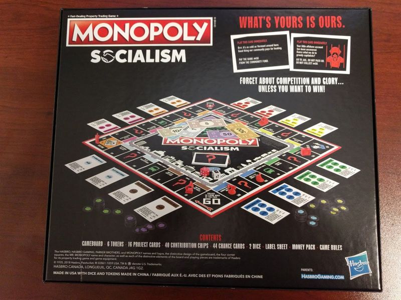Hasbro Monopoly Socialism Board Game Parody Adult Party Game BRAND NEW IN HAND 