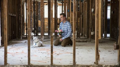 For months after Hurricane Harvey, Kyle Haines visited the house where his husband died.