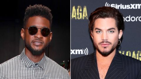 Singers Usher and Adam Lambert are named as victims in the complaint against a real estate agent.