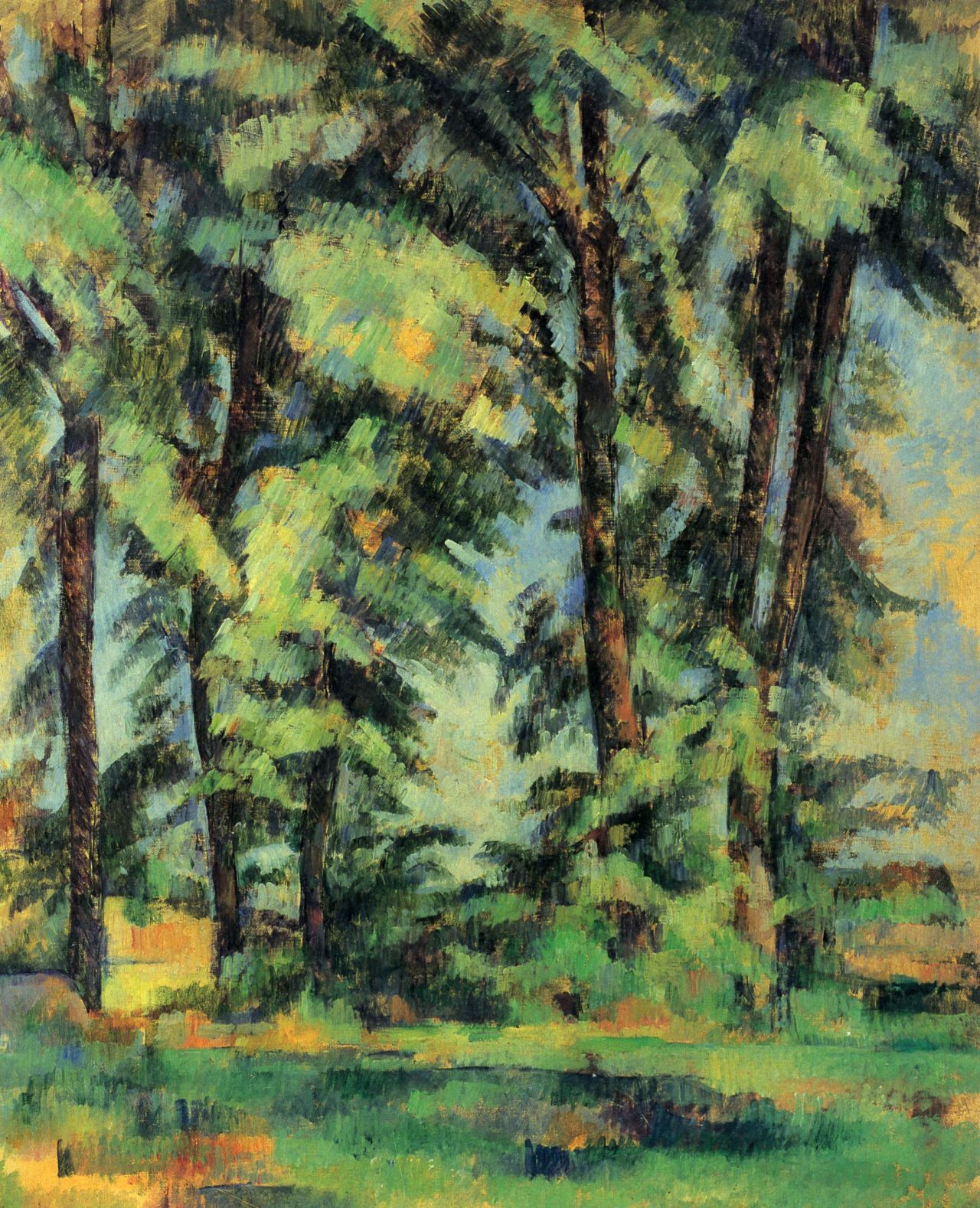 Paul Cézanne's "Les Grands Arbres au Jas de Bouffan" went on to sell for $11.8 million.