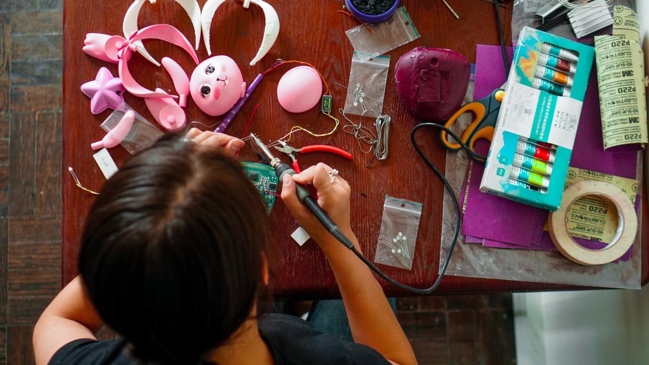 Makosinski has created a range of toys to educate children about renewable energy.
