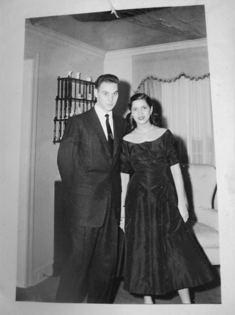 Ginsburg met her husband, Martin,<strong> </strong>while attending Cornell University, and both went on to study law. The couple were engaged in December 1953.