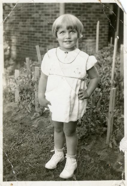 Ginsburg was born Joan Ruth Bader on March 15, 1933. Here she is at 2 years old.