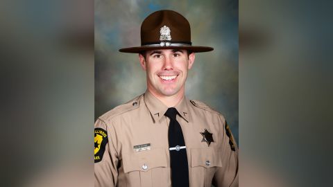 Nicholas Hopkins, an Illinois State Trooper who was shot while executing a warrant, died Friday night, according to Director of the Illinois State Police Brendan Kelly.