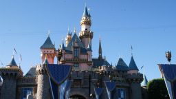 Cinderella's Castle and "Disneyland Resort" in Anaheim, California (Photo by Peter Bischoff/Getty Images)