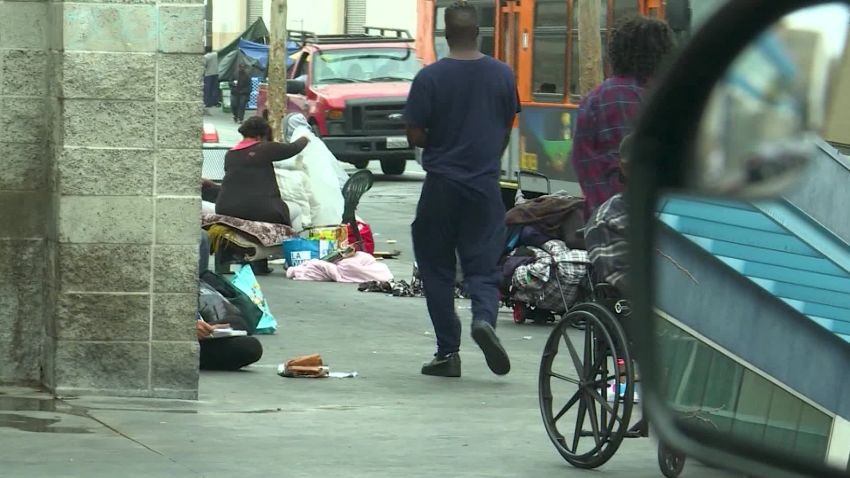 Homeless man Skid Row Los Angeles Smerconish vpx_00023813