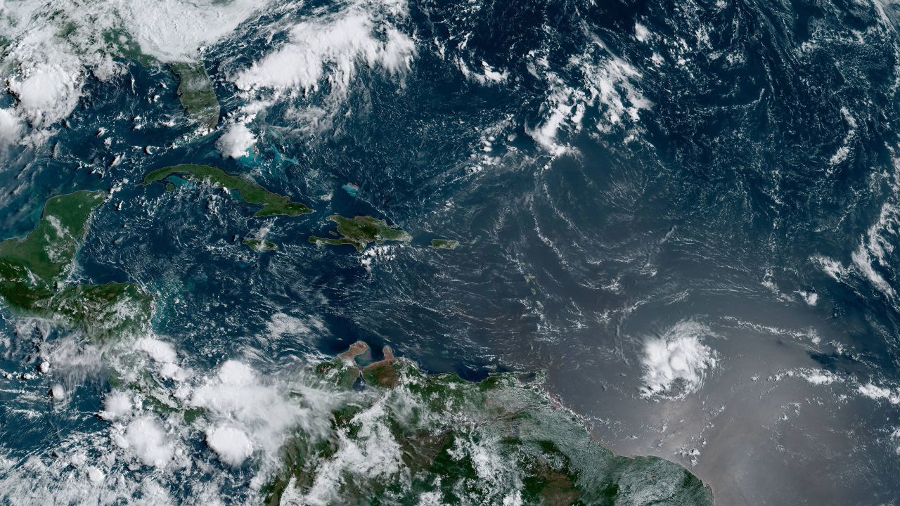 Tropical Storm Dorian satellite 0910AMET 0825