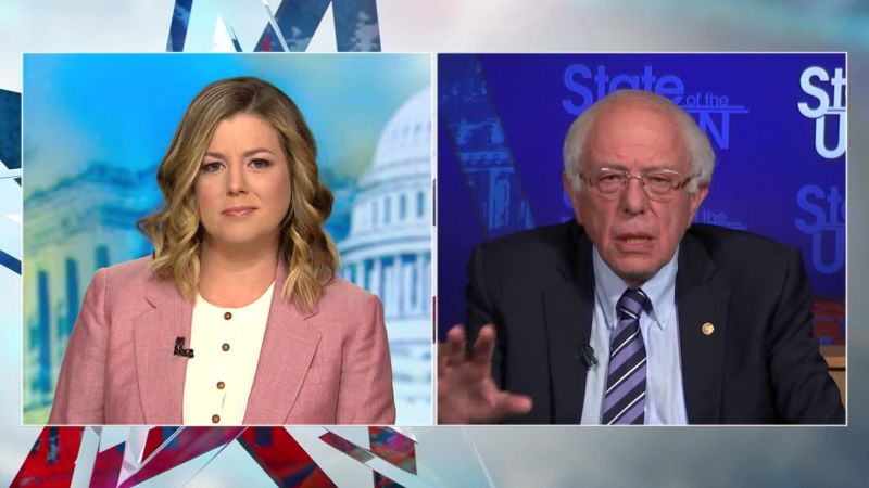 Sanders On Who Can Beat Trump ‘youre Looking At Him Cnn Politics 