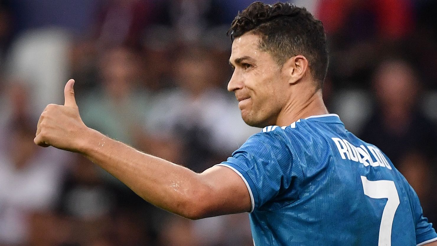 Cristiano Ronaldo is happy with a win for Juventus but had a goal ruled out for offside.