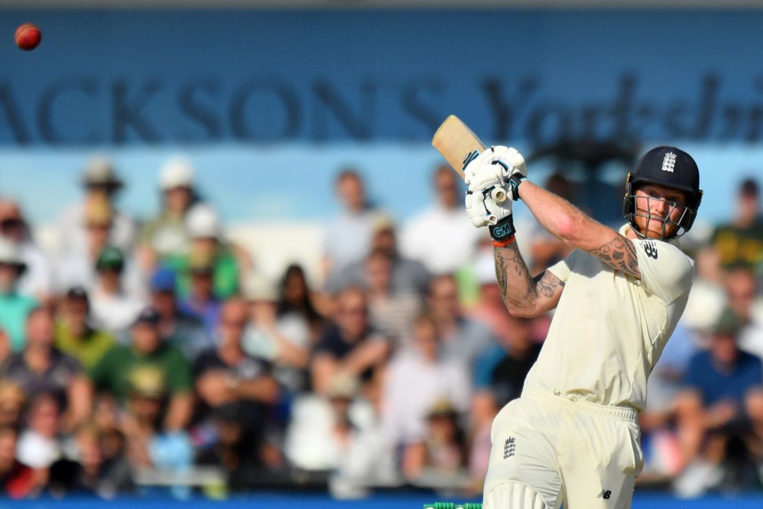 Ben Stokes hit 135 not out to help England win the third Ashes Test against Australia in August.