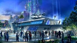 Guests can suit up alongside their favorite Super Heroes at the Avengers Campus, beginning in 2020 at Disney California Adventure park at Disneyland Resort. The campus will feature the first Disney ride-through attraction to feature Spider-Man, along with other heroic encounters. (Disney/Marvel)