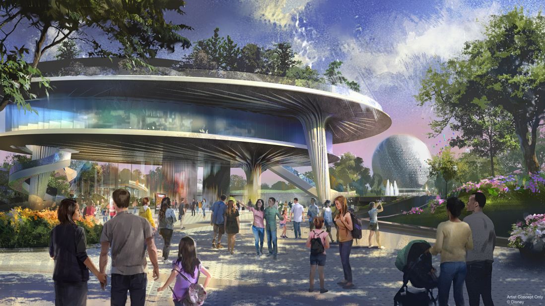 <strong>Updating Epcot: </strong> Located at Walt Disney World Resort in Florida, Epcot will be updated and be home to a new three-level pavilion. 