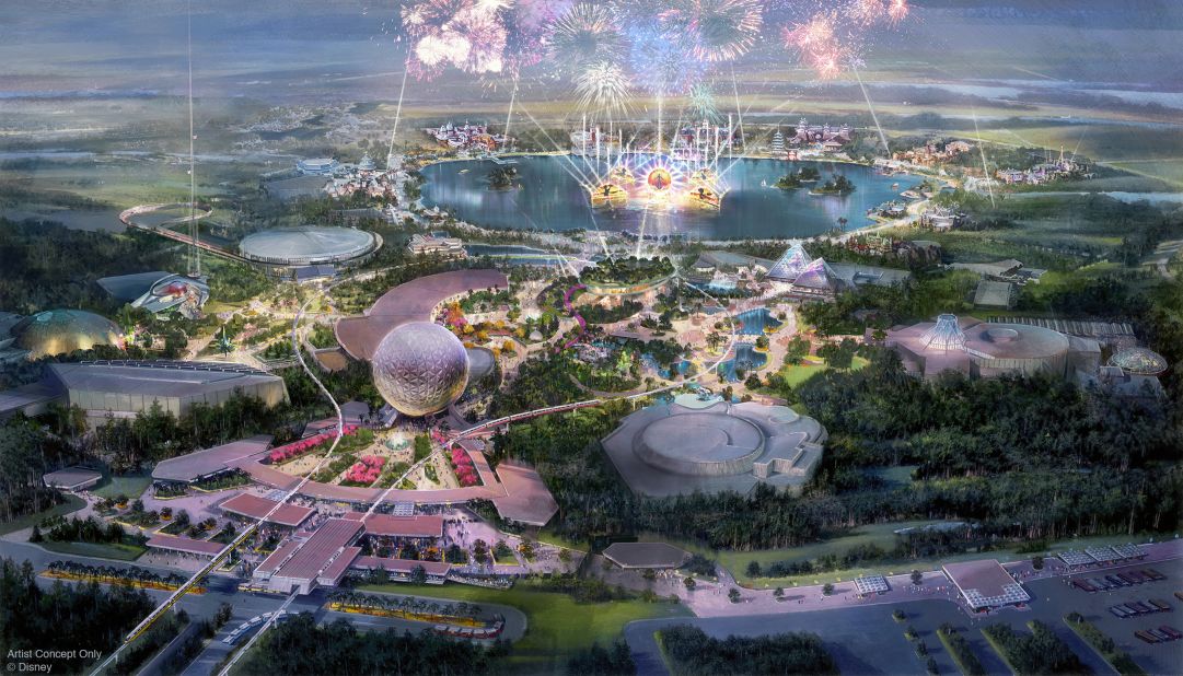 <strong>More to Epcot: </strong>The park will be organized into four neighborhoods.
