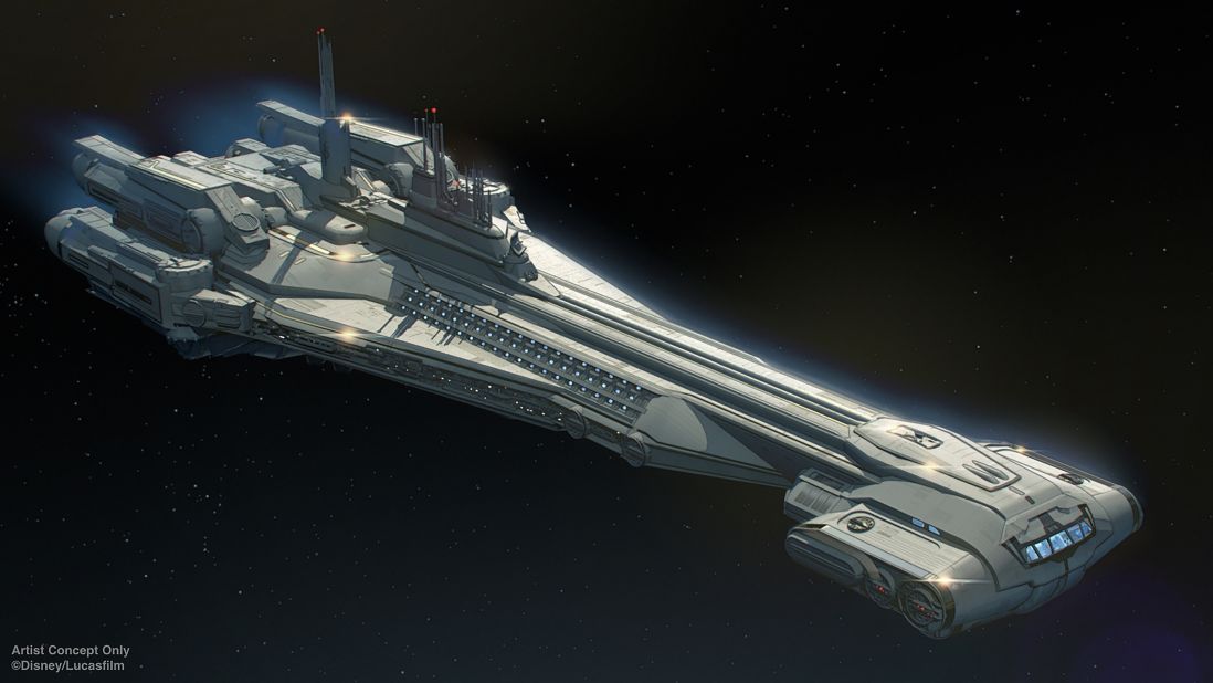 <strong>A new Star Wars hotel:</strong> The Galactic Starcruiser at Walt Disney World Resort in Florida will invite guests to board the Halcyon.