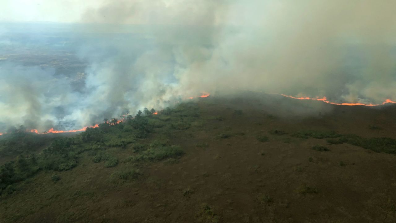The Brazilian state of Rondonia has 6,436 fires burning so far this year in it, according to Brazil's National Institute for Space Research (INPE).