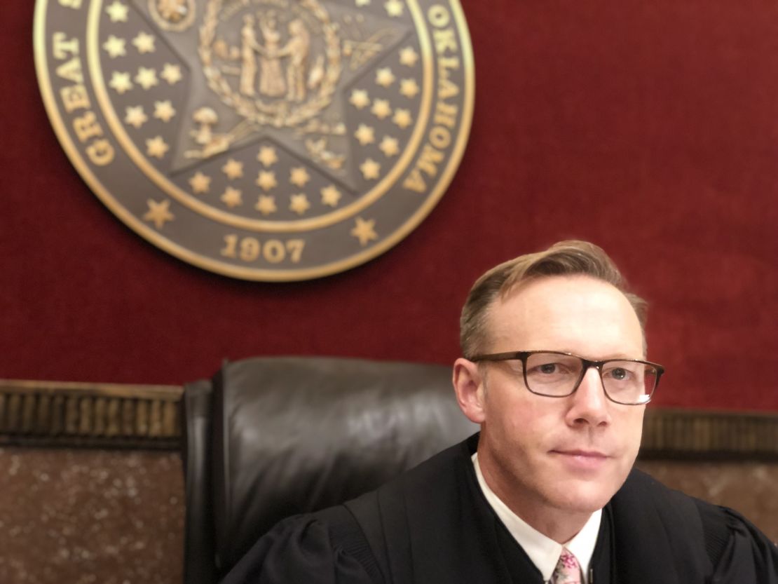 Cleveland County District Court Judge Thad Balkman has presided over the historic Oklahoma opioid case this summer.