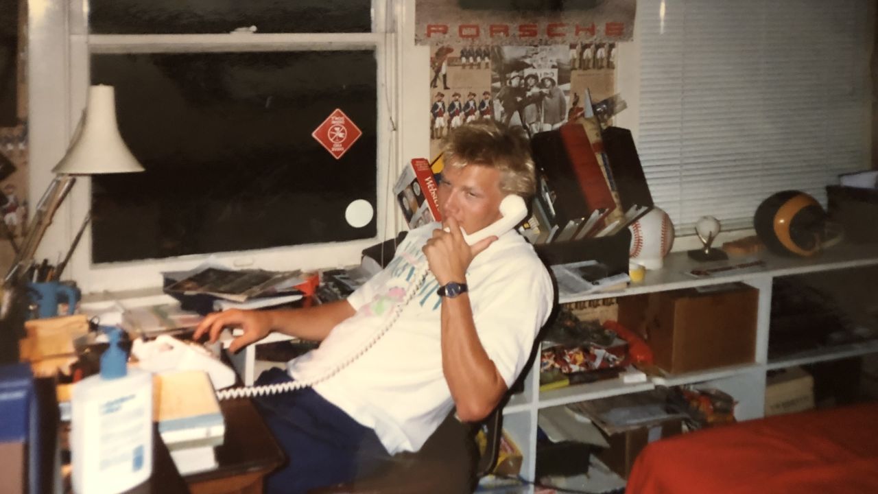 A young Thad Balkman kicks back in his room. The hit movie "Ferris Bueller's Day Off" was filmed in his home. Balkman's father was so embarrassed by his son's messy room he wouldn't let the crews film it.