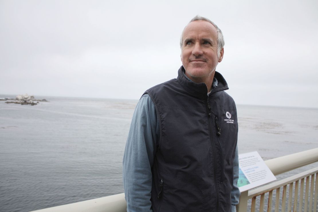 Karl Mayer has been saving sea otters since before the aquarium opened. 