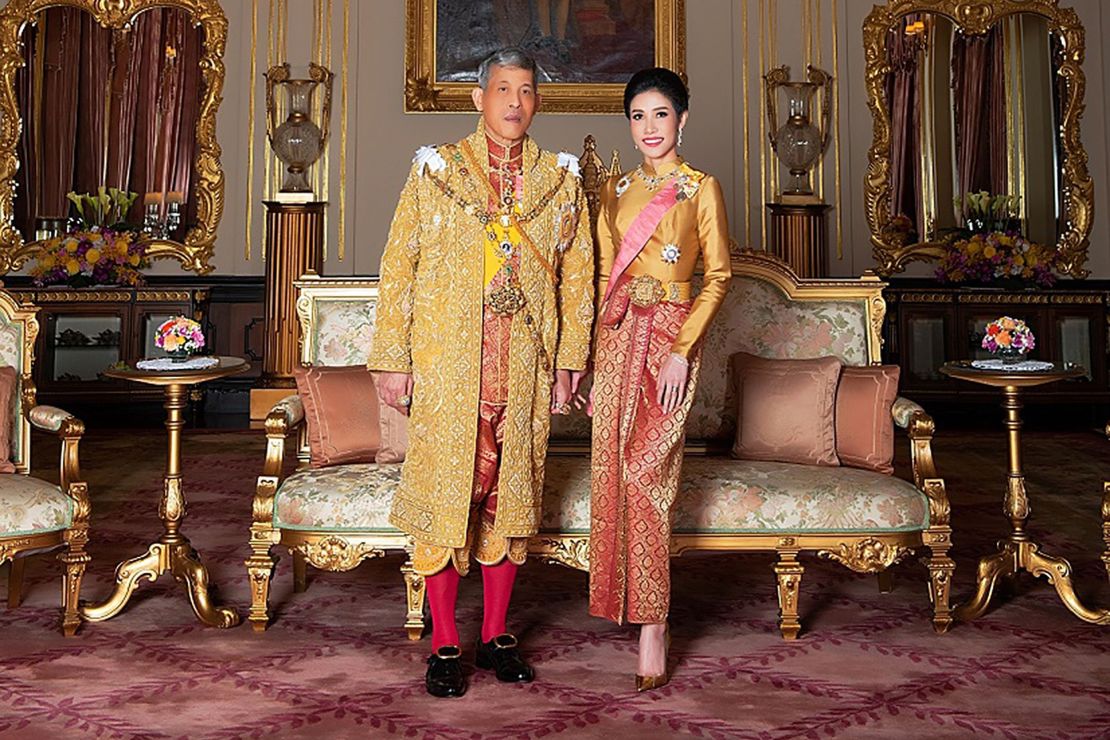 Thailand's Royal Office released photos on August 26, 2019 of King Maha Vajiralongkorn with royal noble consort Sineenat Wongvajirapakdi.