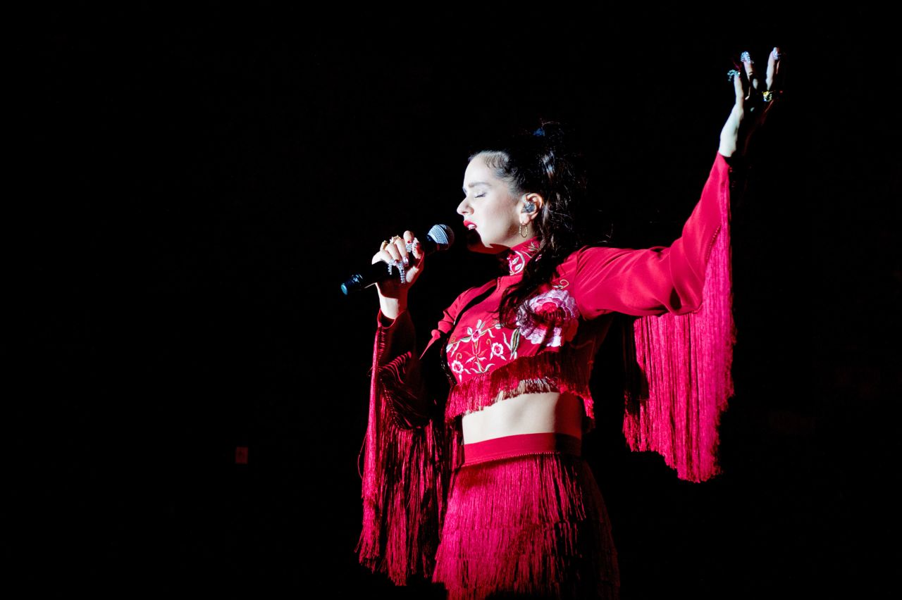 Rosalía's music and aesthetic are heavily influenced by flamenco.