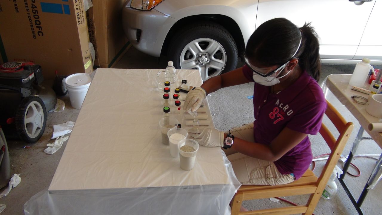 The Harvard graduate spent her childhood trying out experiments in her family's garage.
