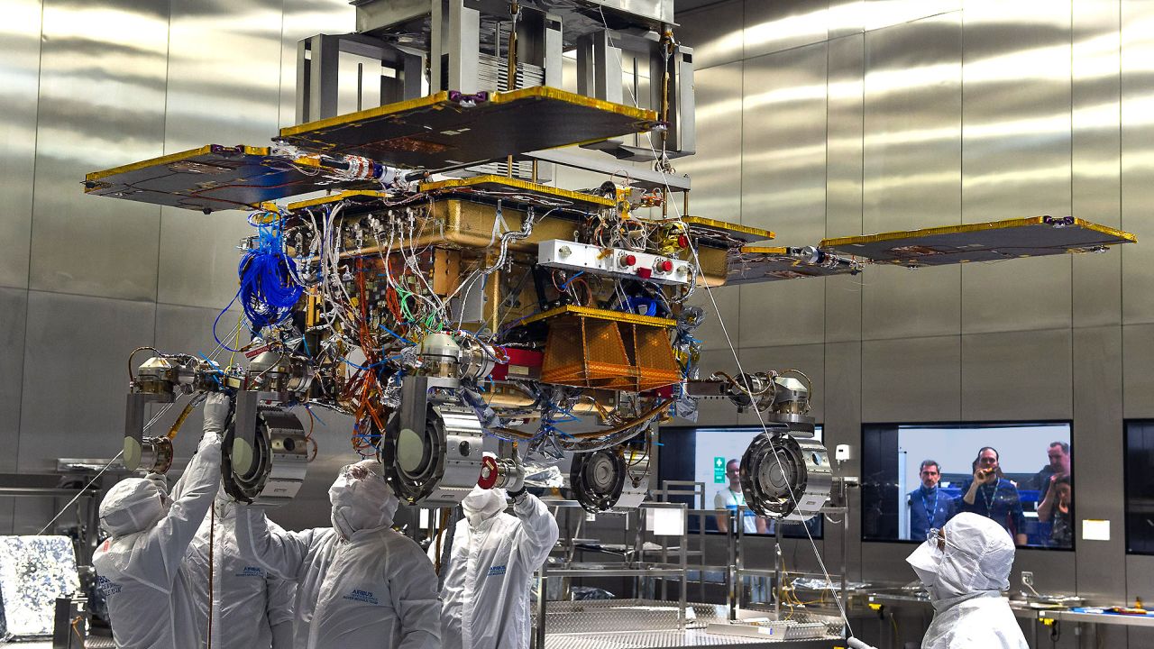 The ExoMars rover has been assembled but will have to wait for launch another two years.