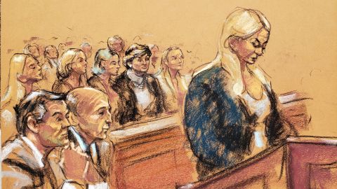 Epstein's accusers filled the courtroom during Tuesday's hearing. 
