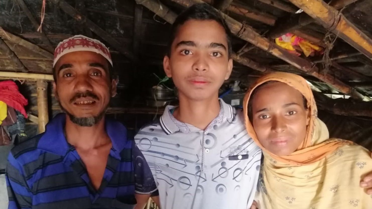 Mohammad Faisal reunited with his father Laal Miah and mother  Khurshida Begum after his unexpected release.