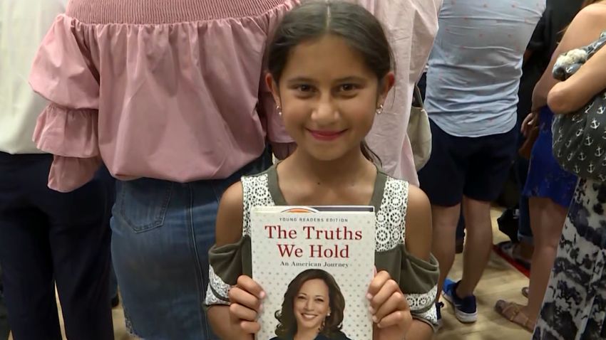 Kamala Harris on kids attending her rallies: I see myself | CNN Politics