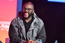 Tyler Perry speaks on stage at 2019 ESSENCE Festival Presented By Coca-Cola at Ernest N. Morial Convention Center on July 07, 2019 in New Orleans, Louisiana.