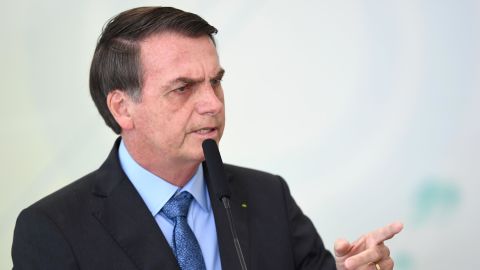 Brazilian President Jair Bolsonaro banned the use of fire to clear land throughout Brazil on Wednesday.