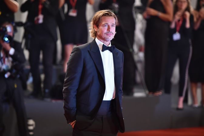 Brad Pitt on the Venice Film Festival red carpet for the screening of his new movie "Ad Astra."