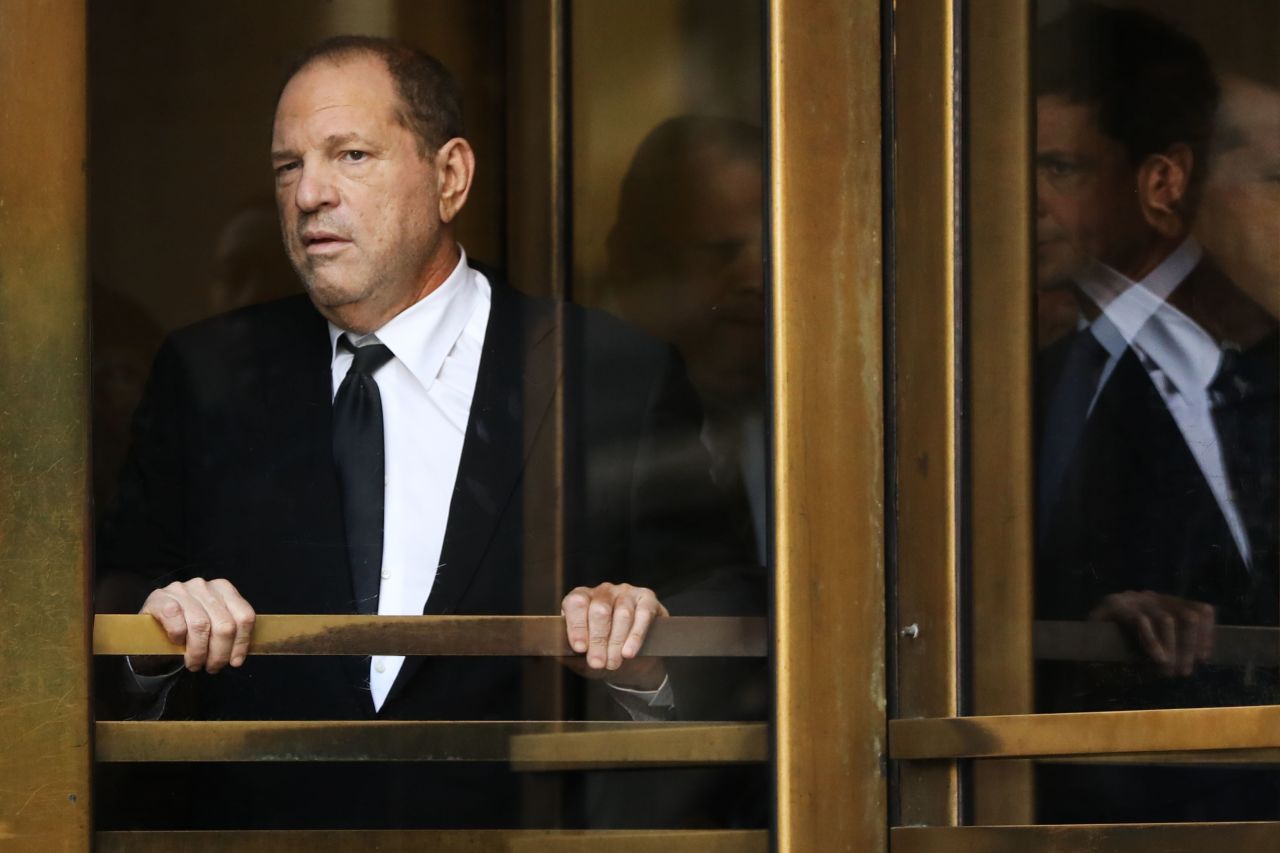 Harvey Weinstein leaves a New York court after being arraigned on a new indictment on August 26. Prosecutors filed the new indictment in an effort to add "Sopranos" actress <a href="https://www.cnn.com/2019/08/27/us/annabella-sciorra-weinstein-sopranos/index.html" target="_blank">Annabella Sciorra</a>'s testimony at his upcoming trial. She has alleged Weinstein raped her in her apartment more than twenty years ago.