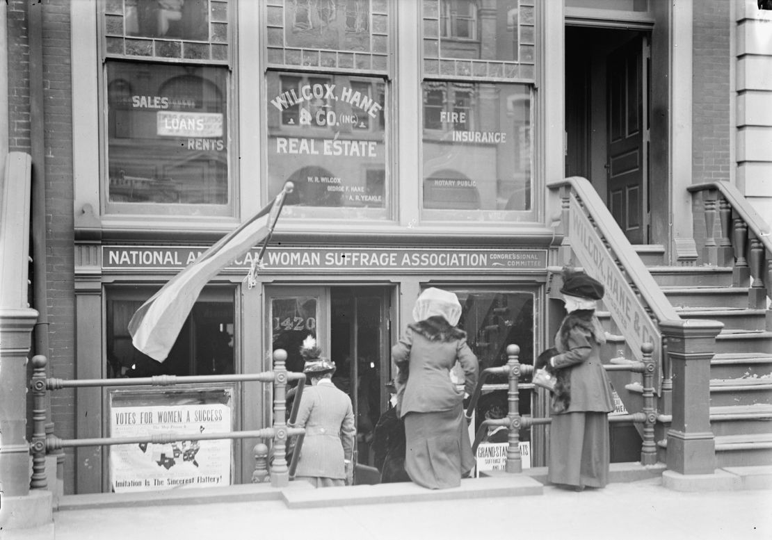 Headquarters of the American National Woman's Suffrage Organization, 1913