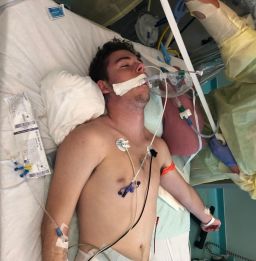 "I had multiple IVs pumping heavy medicines through both my arms," Tryston said.