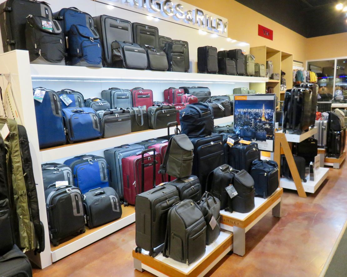 Luggage sales are dow 90% at Tiffany William's store in Lubbock, Texas.