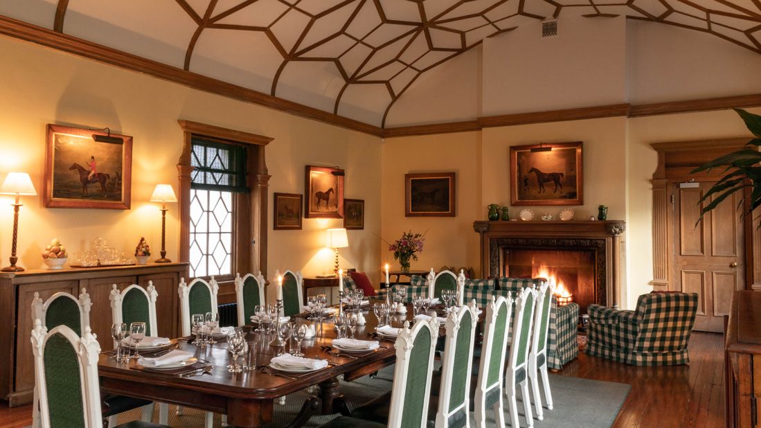<strong>Crom Castle, Fermanagh:</strong> You can get a taste of the high life by renting out the entire West Wing, which sleeps up to 13 people. Here's the dining room. 
