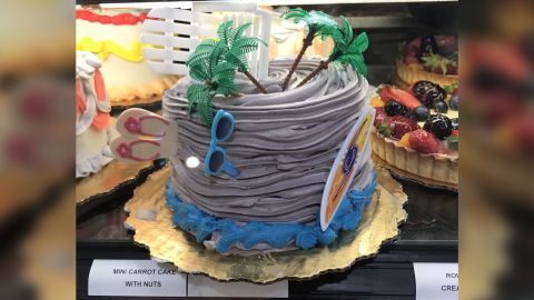 The hurricane cakes are all over Publix stores in Florida. 
