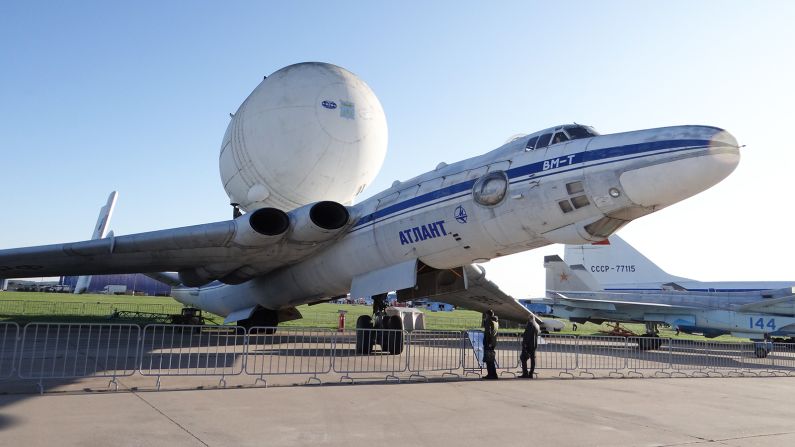 <strong>Myasishchev VM-T: </strong>The space age cargo plane is known for the "bubble" protruding from its fuselage.