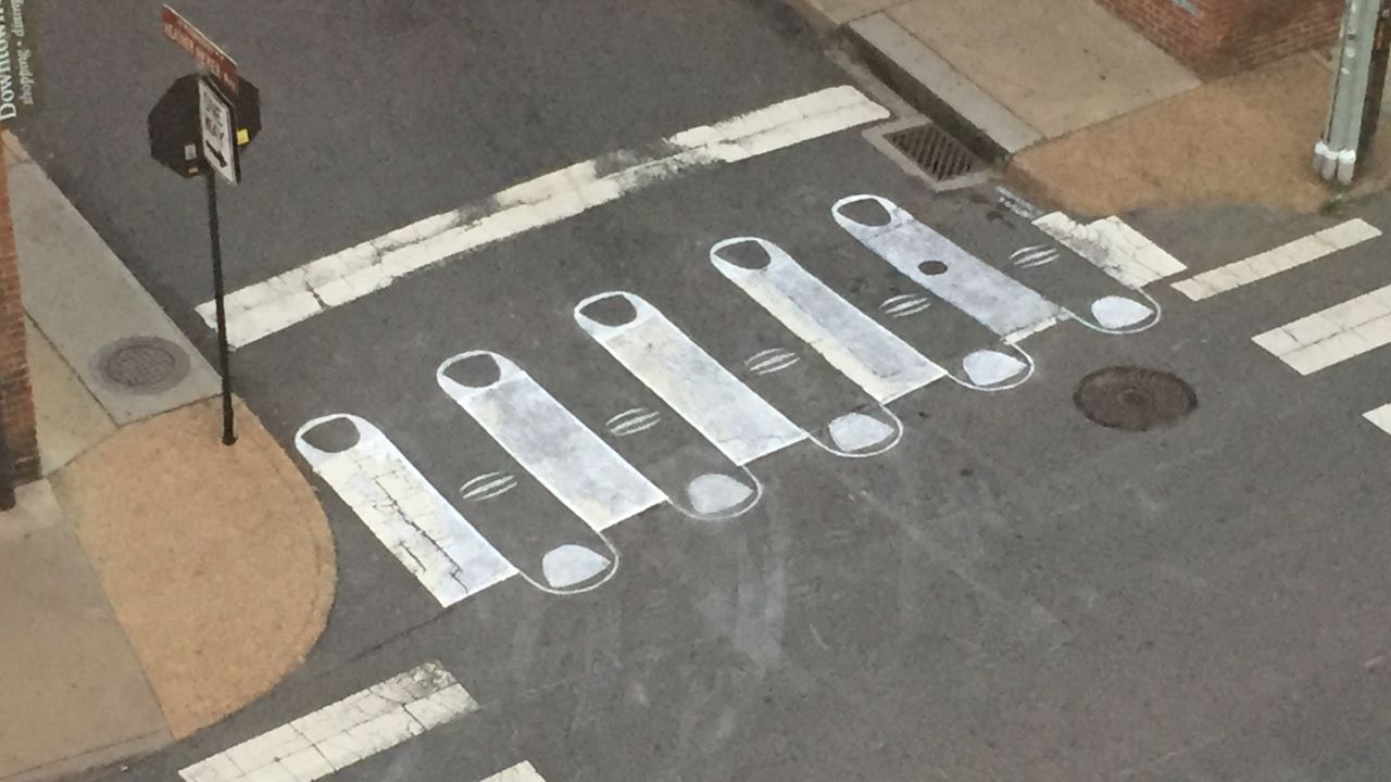 charlottesville chalk painting