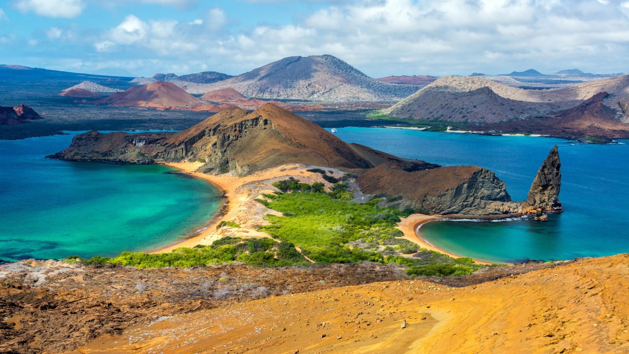 Visitors can't stay overnight at Bartolome Island in the Galapagos.
