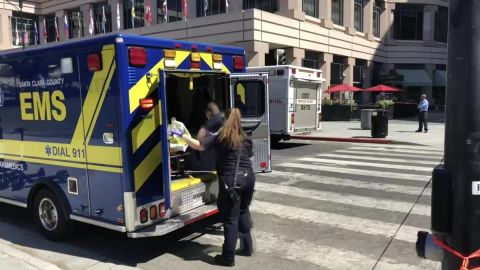 One woman was killed and six people were taken to a hospital.