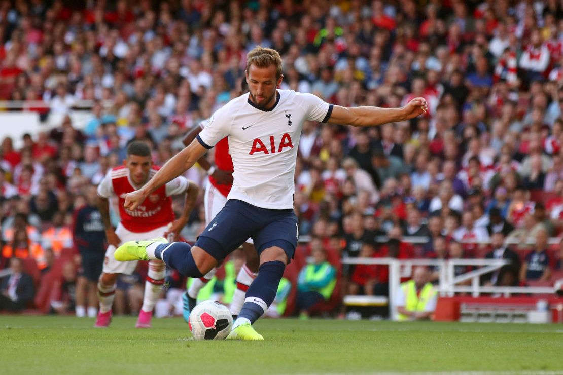 Harry Kane expertly tucked away his penalty.