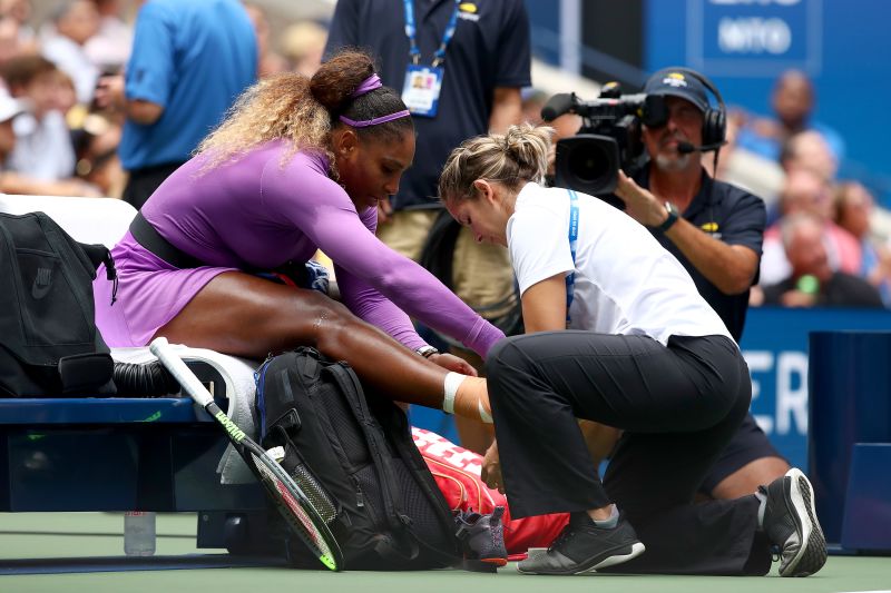 Serena Williams Wins But Injures Ankle At US Open | CNN