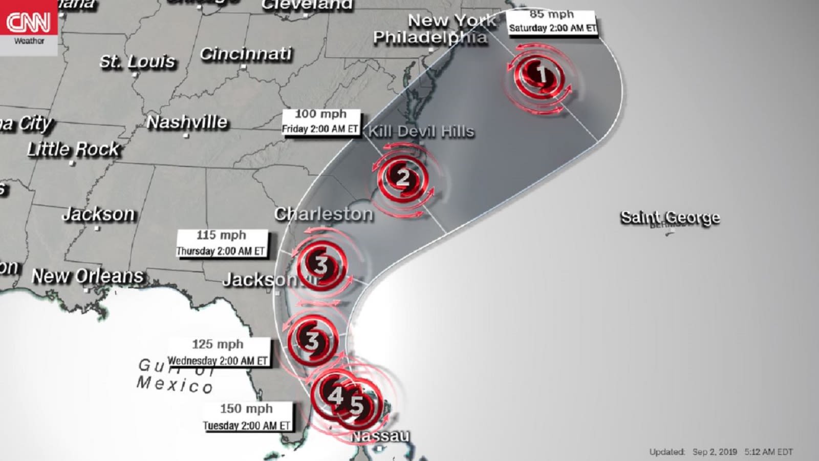 Where is Hurricane Dorian now? A timeline of what to expect ...