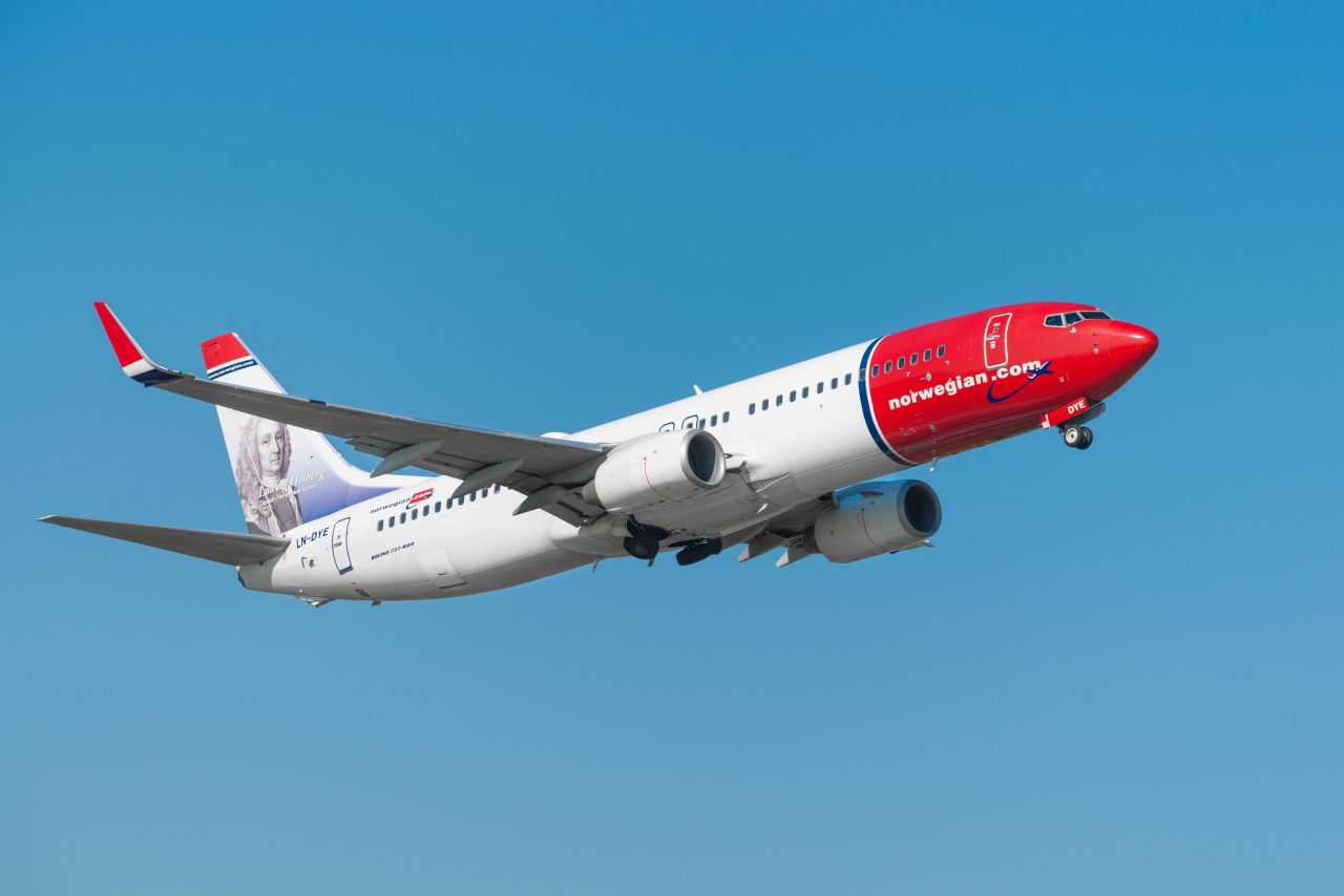 Budget airlines like Norwegian tend to have newer, more fuel-efficient planes
