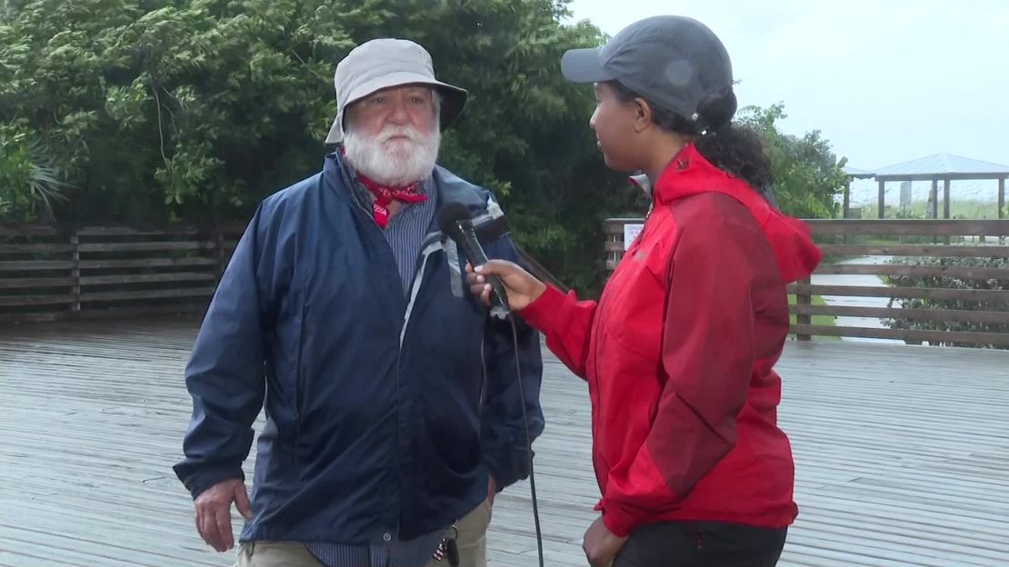 Harry Brock is prepared to ride out Hurricane Dorian in his Port St. Lucie, Florida, home.